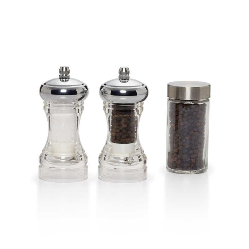 Kamenstein Dual Plastic Salt and Pepper Grinder Set & Reviews Wayfair